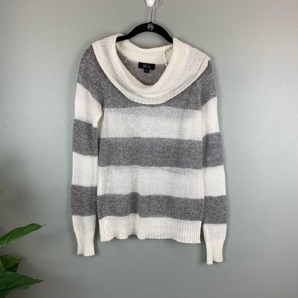 BCX Mohair Blend Cowl Neck Sweater, Size L - Picture 1 of 5